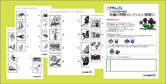 小学校受験 幼児教育問題集イグザムの最新刊「常識の問題集セレクション基礎２」