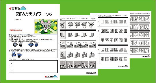 小学校受験問題集　図形の実力ワーク６の画像